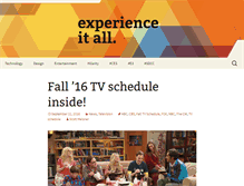 Tablet Screenshot of experience-it-all.com